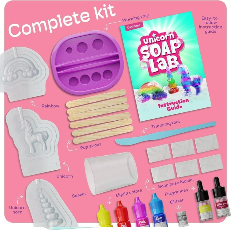 Creoos Unicorn Soap Making Kit