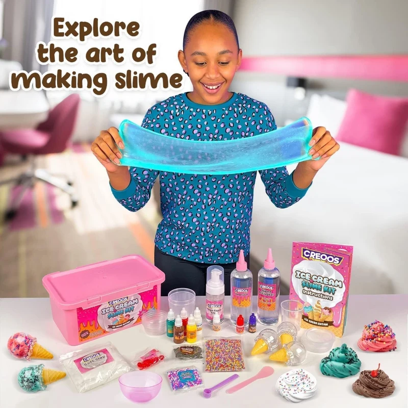 Creoos Ice Cream Slime Kit With 31 Accessories