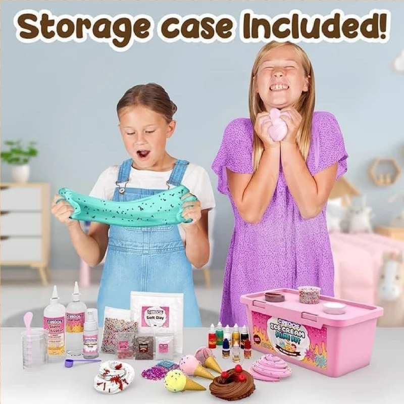 Creoos Ice Cream Slime Kit With 31 Accessories