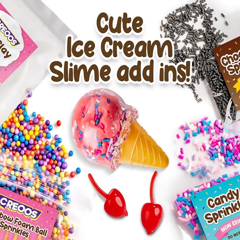 Creoos Ice Cream Slime Kit With 31 Accessories