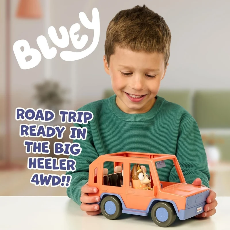 Bluey Heeler Family Road Trip 4WD Vehicle