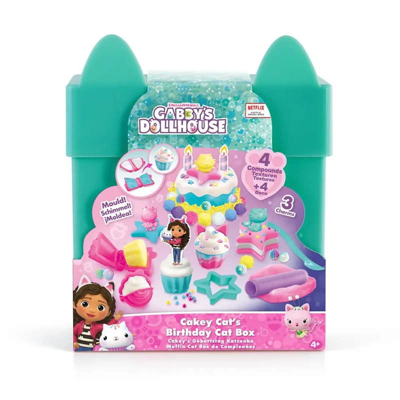 Gabby's Dollhouse - Cakey Cat Birthday Cat Box