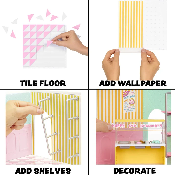 MGA's Miniverse Spaces Starter Pack - Pink