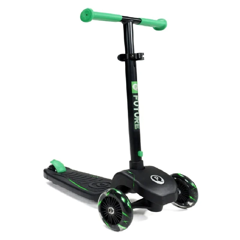 Qplay Future Foldable 3 Wheel Scooter - Red