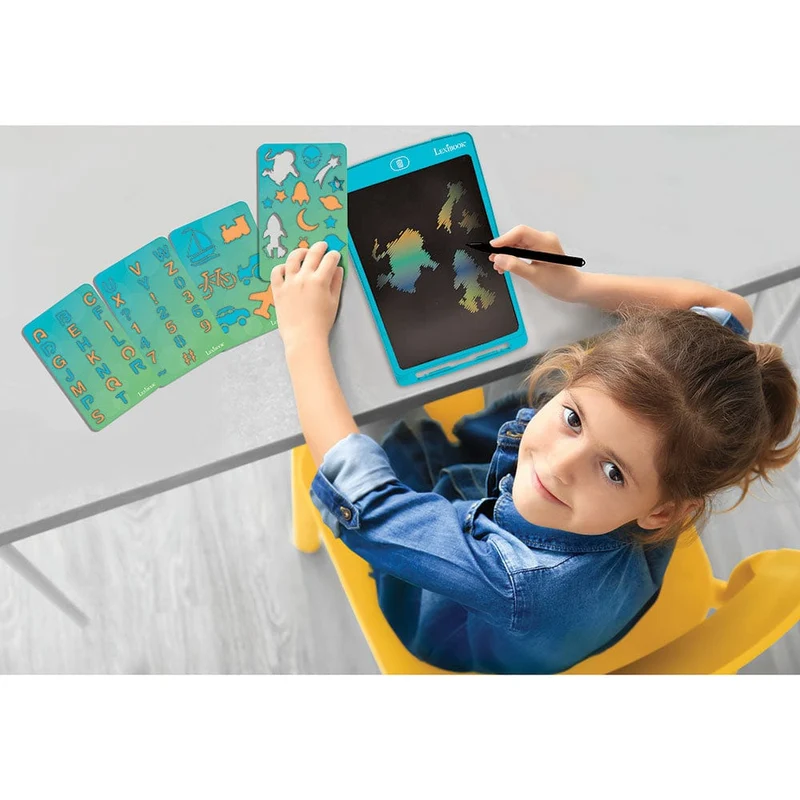 Lexibook 10’’ multicolor E-ink Drawing Tablet with stencils