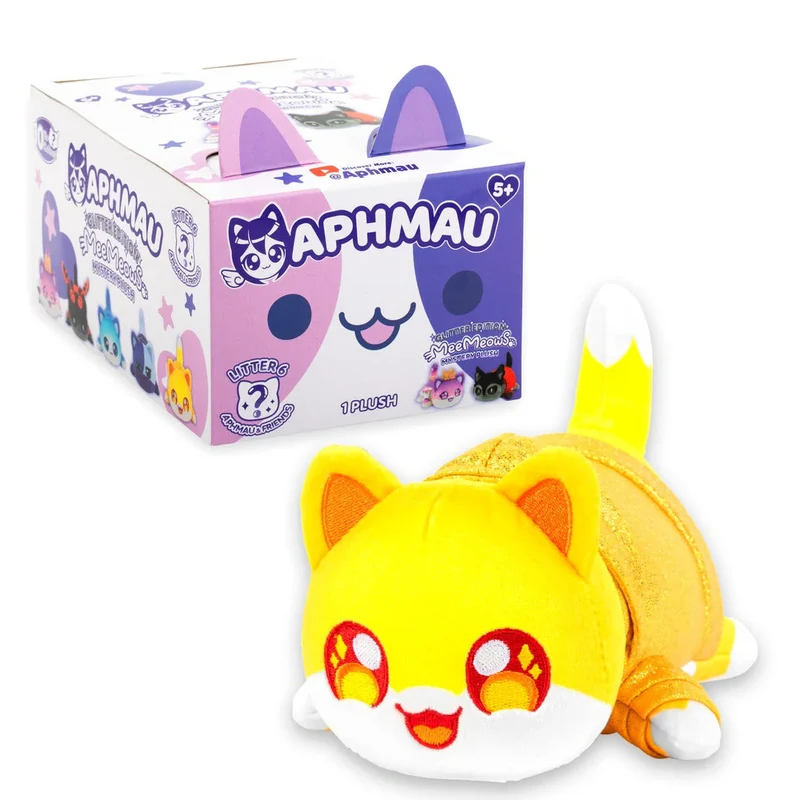 Aphmau Glitter Edition MeeMeows Mystery Plush 6inch
