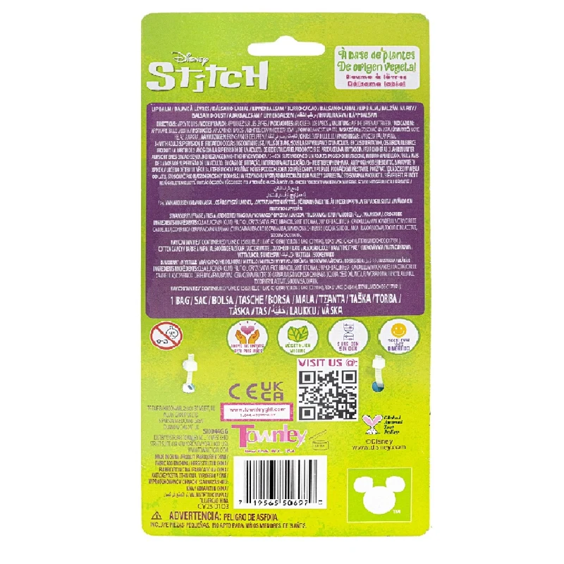 Townley Disney Stitch 3pc Lip Balm with Mini Bag