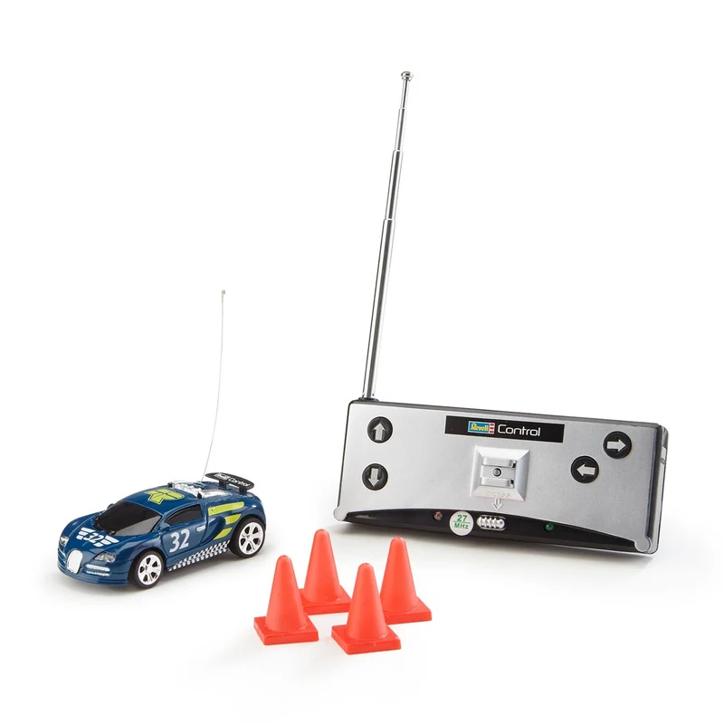 Revell RC Mini Racing Car In Can Rechargable - Blue