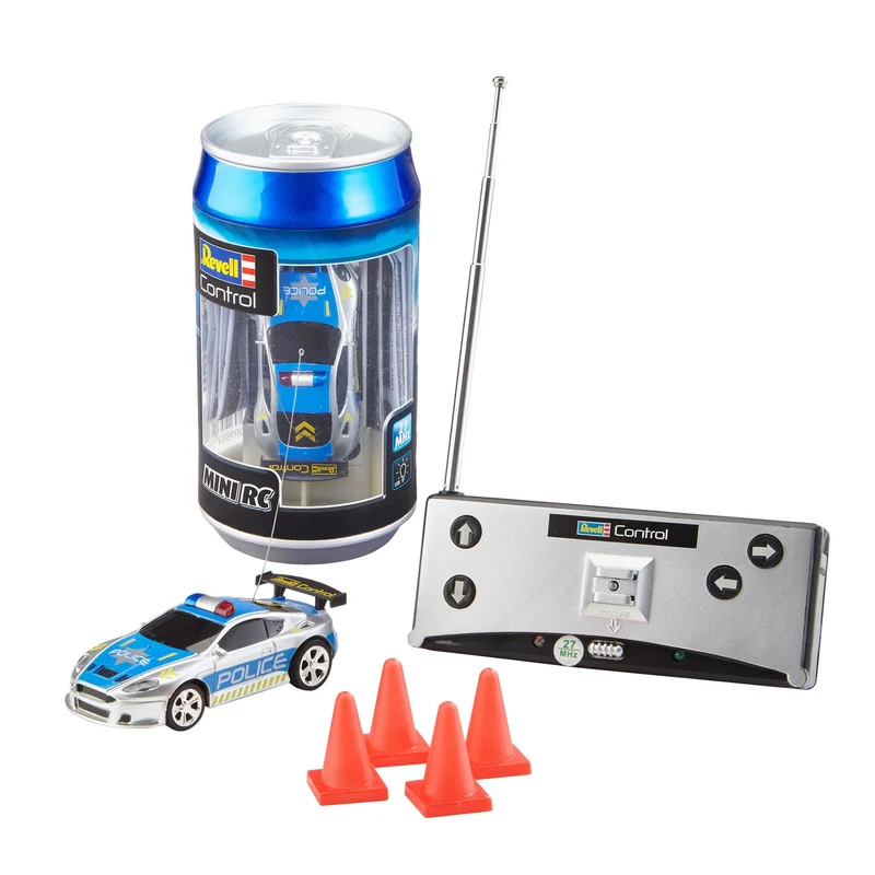 Revell RC Mini Police Car In Can Rechargable