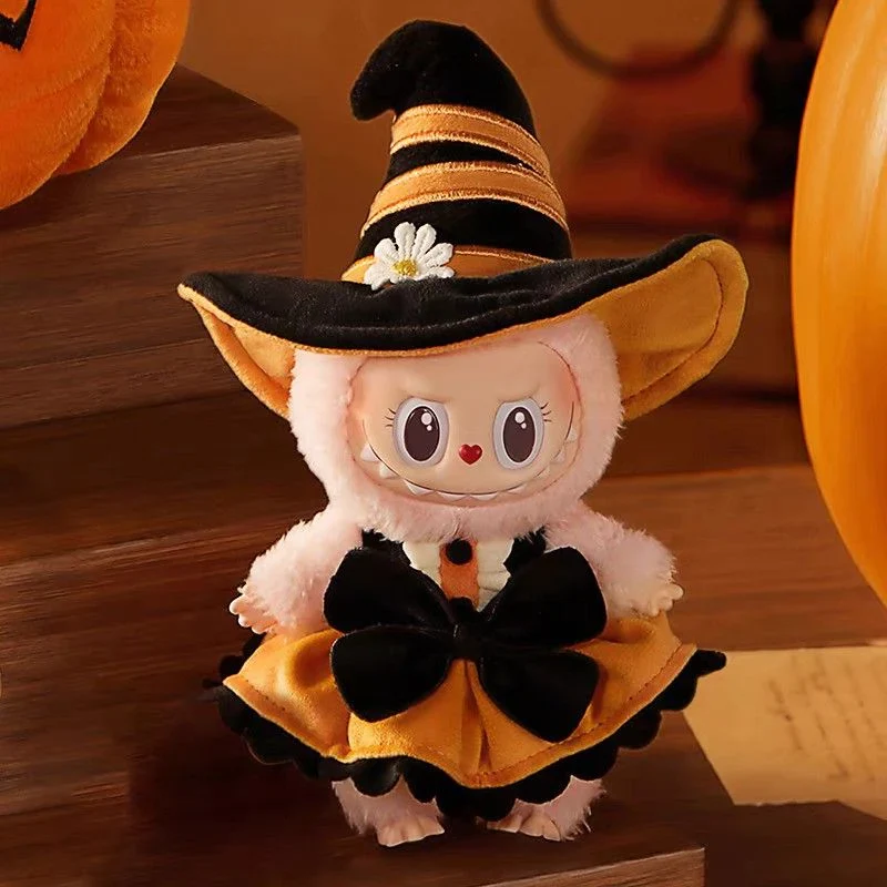 Pop Mart Labubu Magic of Pumpkin Mokoko (Pop Land Exclusive) Vinyl Plush Pendant