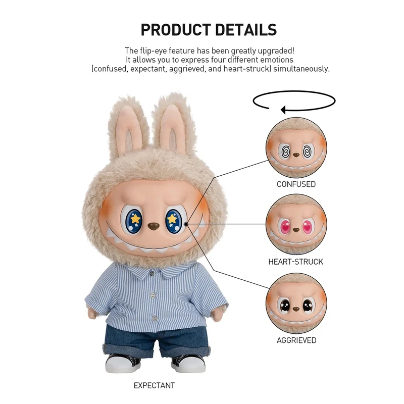 Pop Mart Labubu "The Monsters - Flip With Me" Vinyl Plush Doll