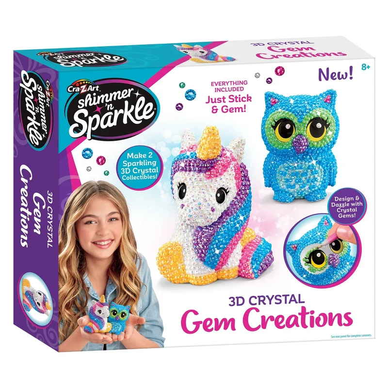 Shimmer N Sparkle 3D Crystal Gem Creations