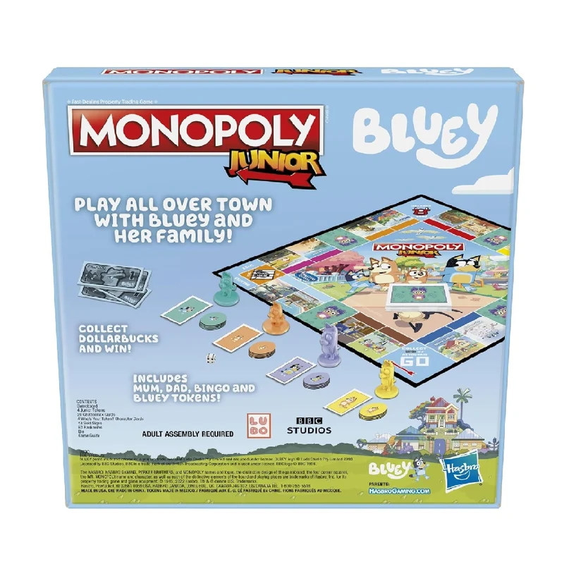 Monopoly Junior Bluey Edition