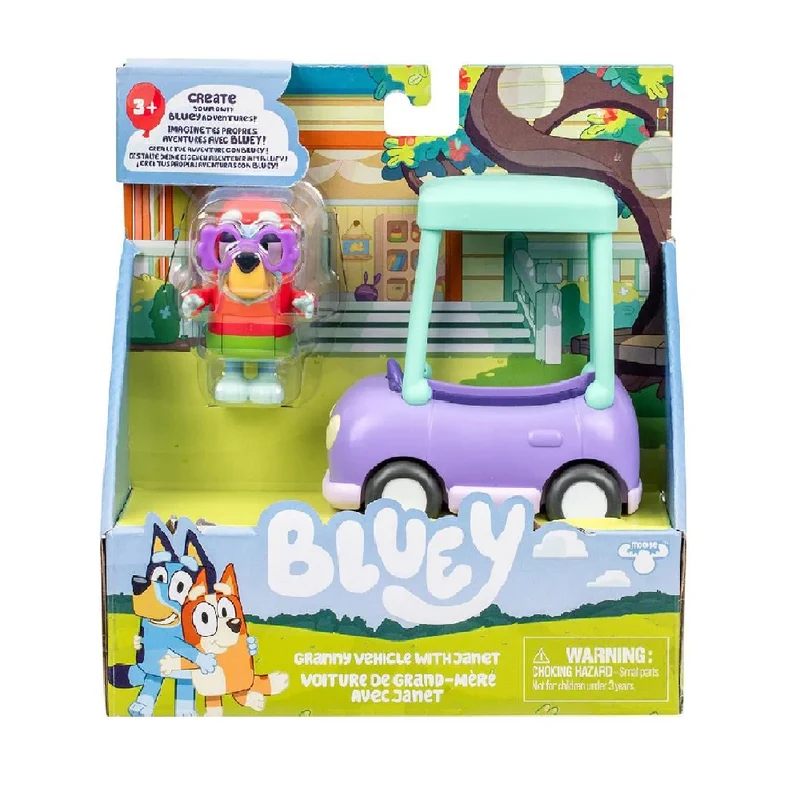 Bluey S13 Basic Vehicle Granny Car & Janet
