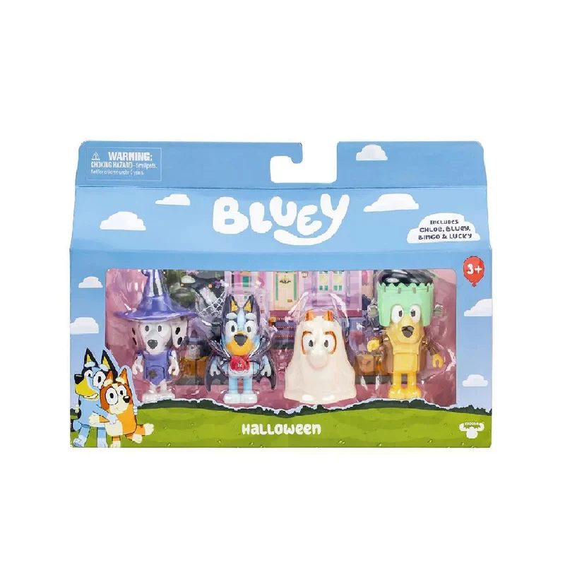 Bluey S11 Costume Party Figures 4pk
