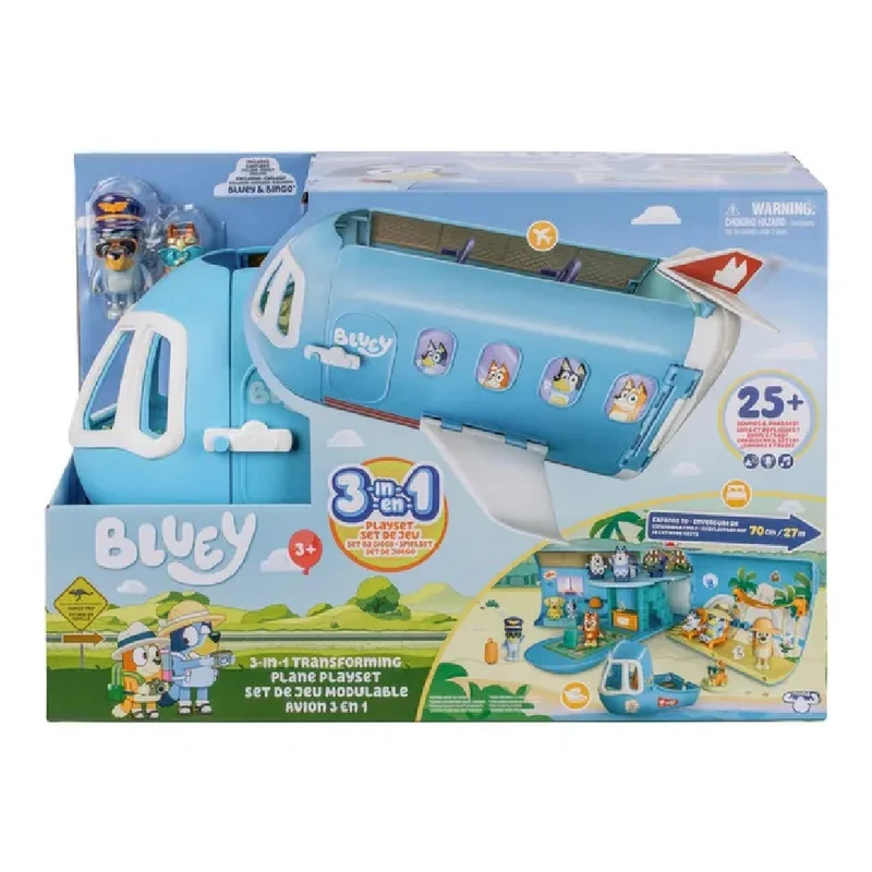 Bluey 3-in-1 Airplane Playset S11