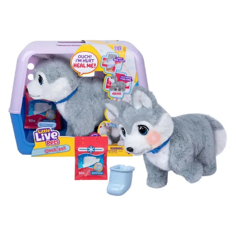 Little Live Pets Ouchies Deluxe Single pk Aspen Husky