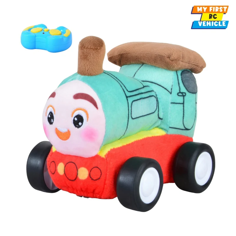 Qilun Toys Train Plush Car for Kids 2.4G R/C