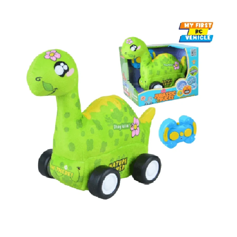 Qilun Toys Diplodocus Plush Car for Kids 2.4G R/C