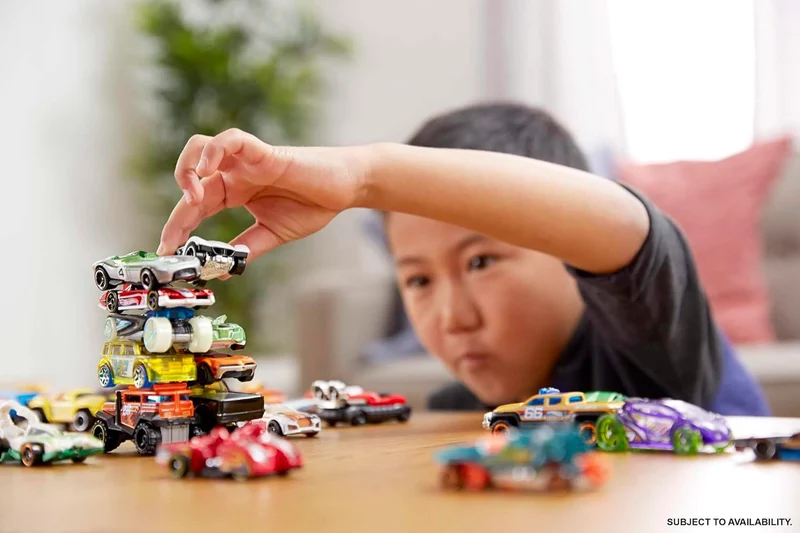 Hot Wheels City Basic Cars Track Trucks - 24 Assorted Cars