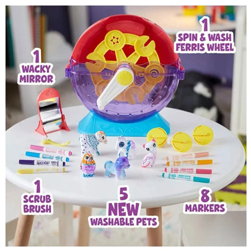 Crayola - Pets: Spin & Wash Carnival Playset