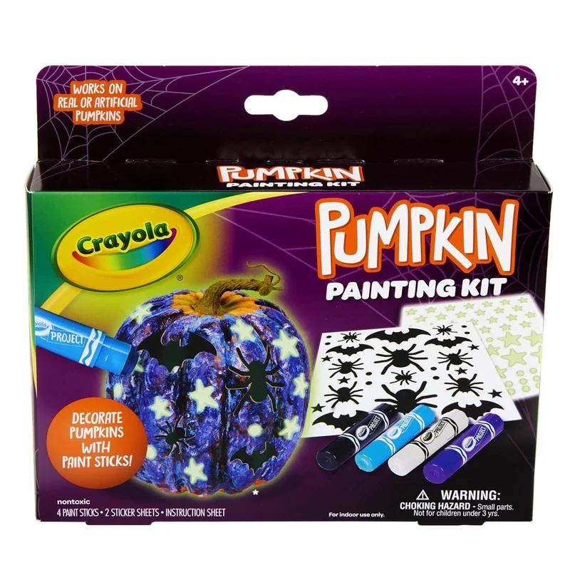 Crayola - Galaxy Paint Stick Pumpkin Decorating Kit