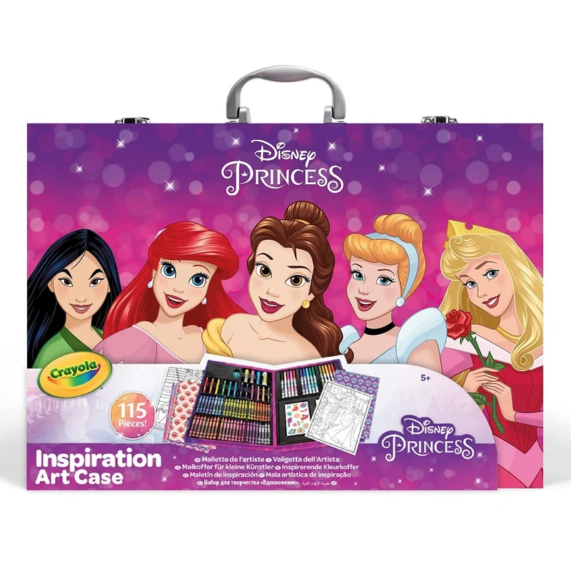 Crayola - Inspirational Art Case Disney Princess - 115pcs
