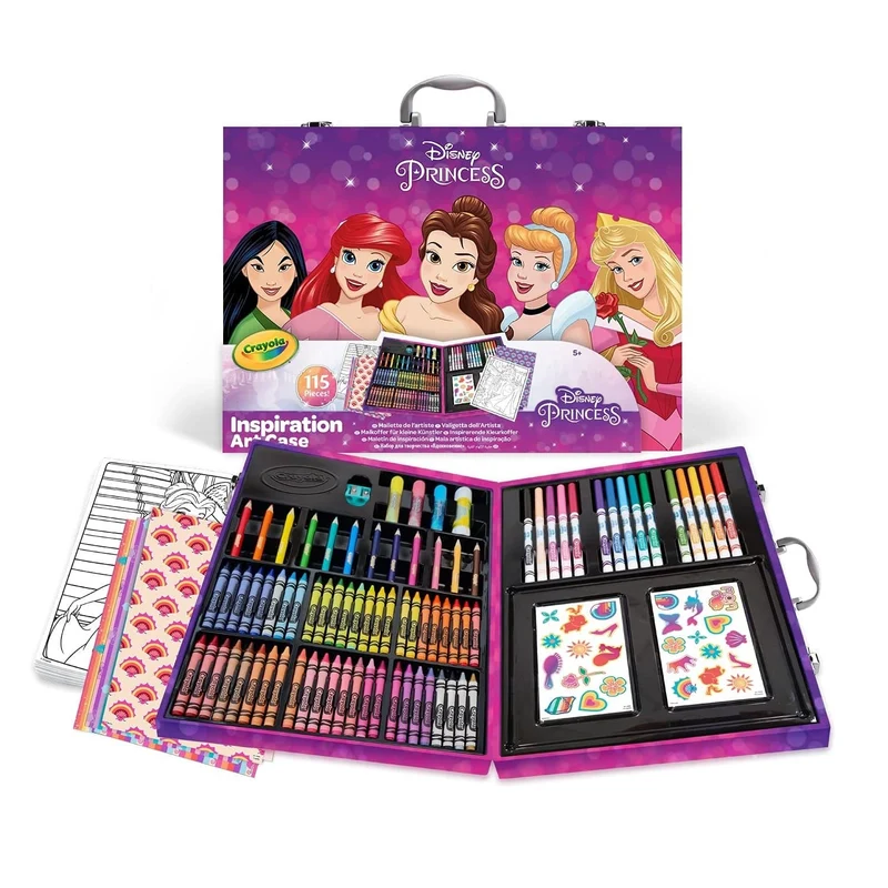 Crayola - Inspirational Art Case Disney Princess - 115pcs