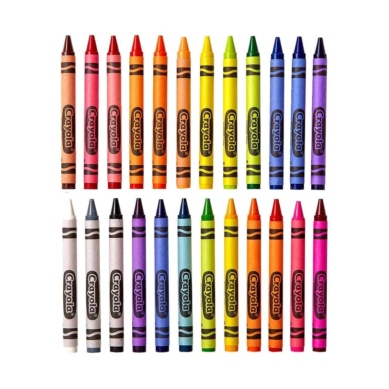 Crayola - 24 Crayons Peggable