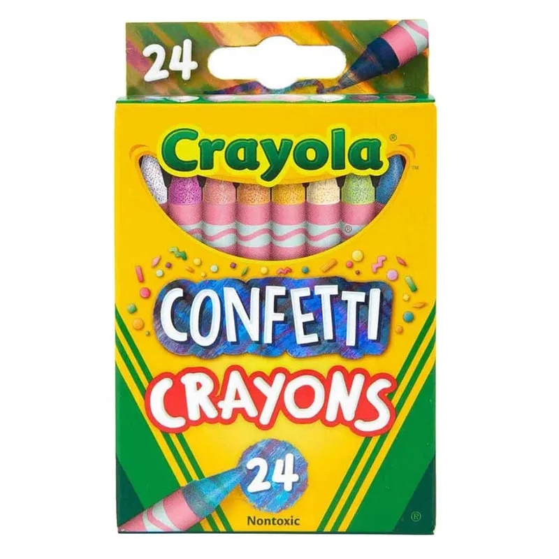 Crayola - Confetti Crayons - 24pcs