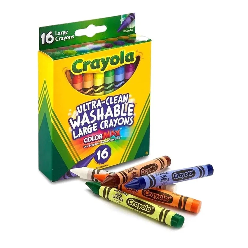 Crayola - Ultra-Clean Washable 16 Large Crayons