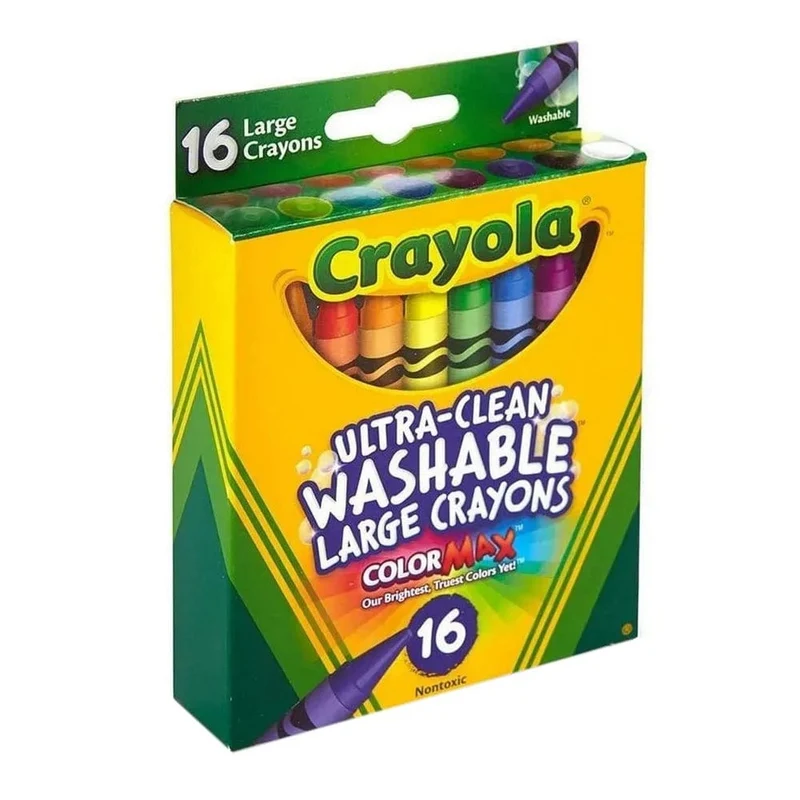 Crayola - Ultra-Clean Washable 16 Large Crayons