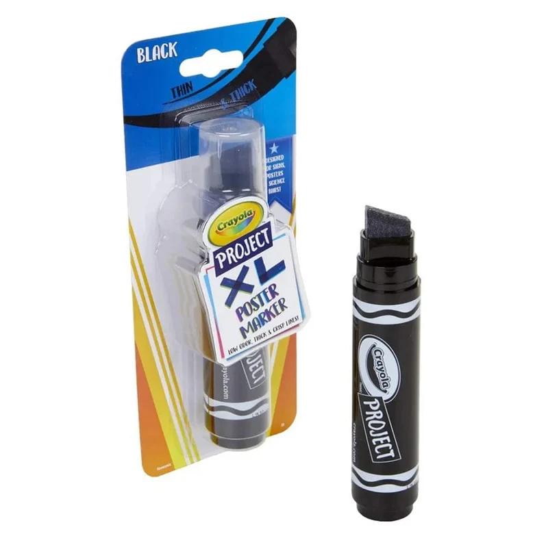 Crayola - XL Poster Markers - Black