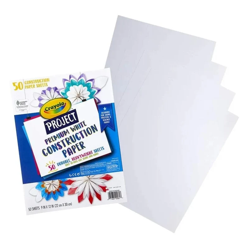 Crayola - Project Premium White Construction Paper