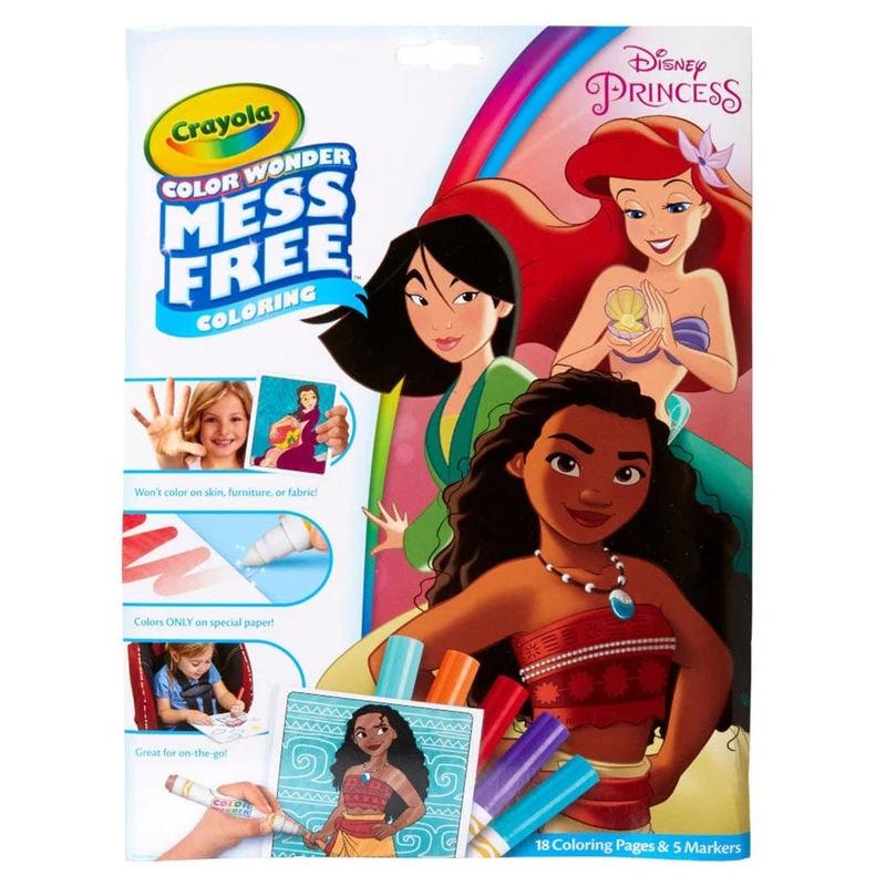 Crayola - Color Wonder Mess Free Princess Coloring Pages & Markers