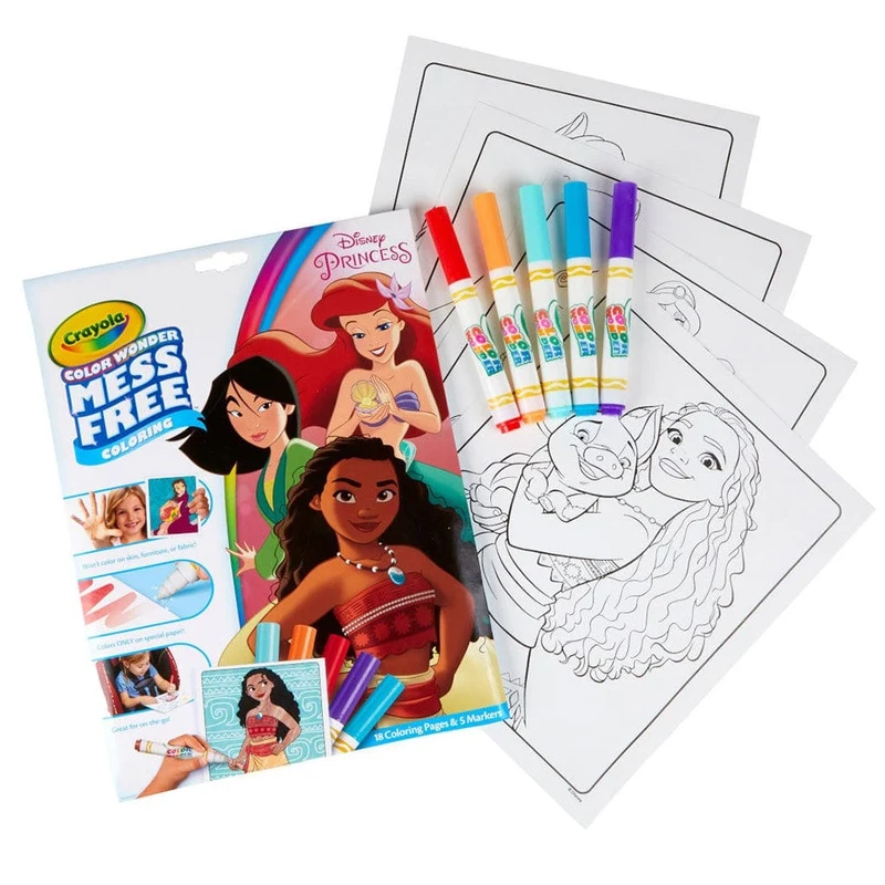 Crayola - Color Wonder Mess Free Princess Coloring Pages & Markers