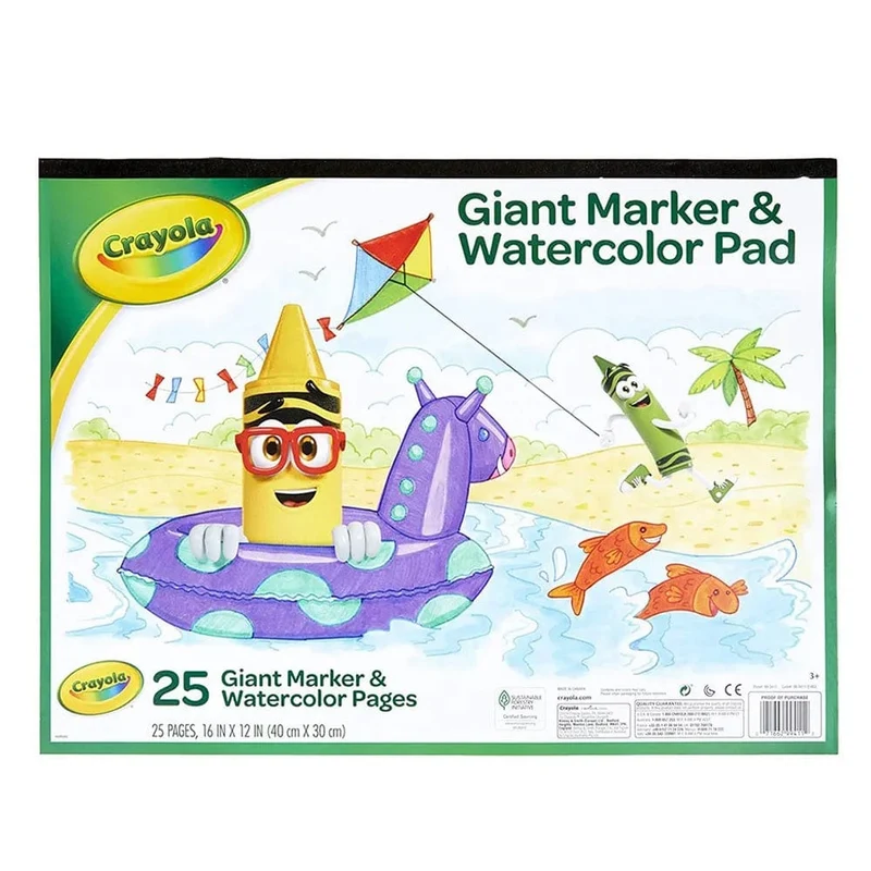 Crayola - Giant Marker & Watercolor Pad