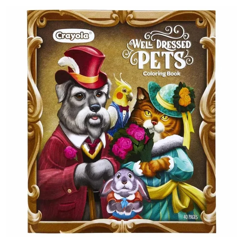 Crayola - Well Dressed Pets Coloring Book