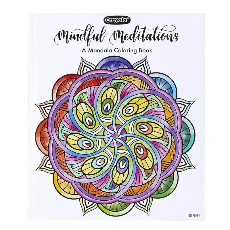 Crayola - 40-Page Coloring Book Mindful Meditations