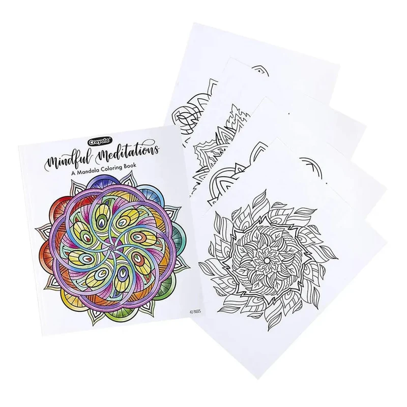 Crayola - 40-Page Coloring Book Mindful Meditations