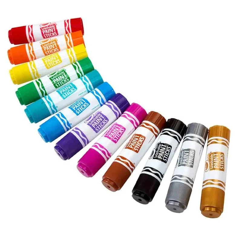 Crayola - Quick Dry Washable Paint Sticks 12pcs