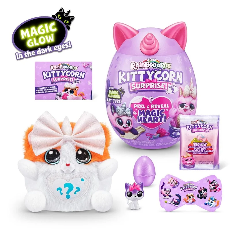 Rainbocorns Kittycorn Surprise S7 Plush Small PDQ (ZUR-9279)