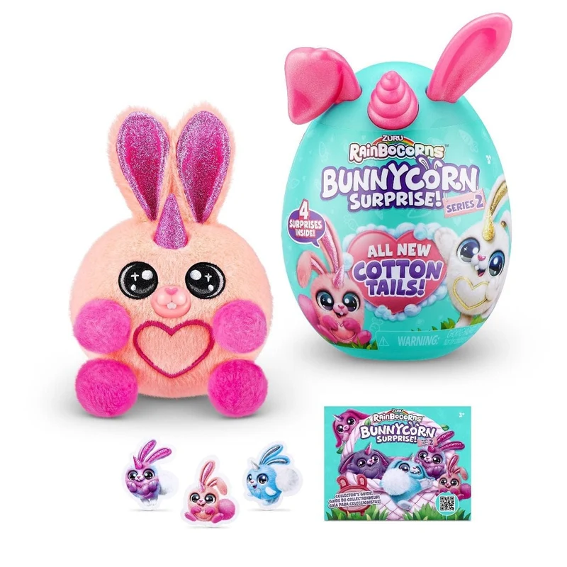 Rainbocorns Bunnycorn Surprise S2 Plush Mini PDQ (ZUR-9280)