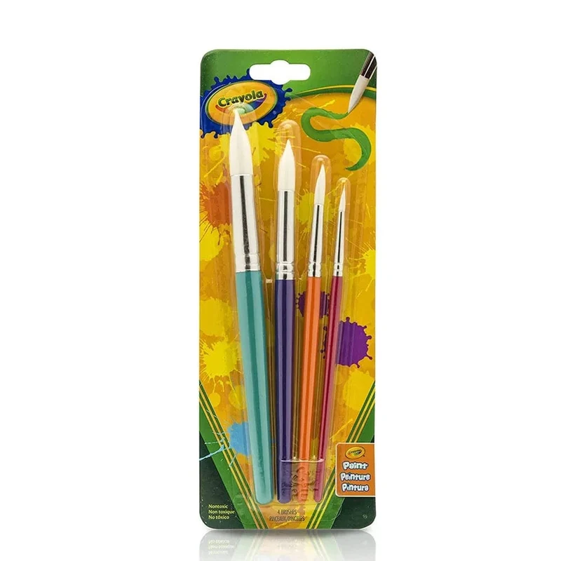 Crayola - Round Brush Set - Pack of 4