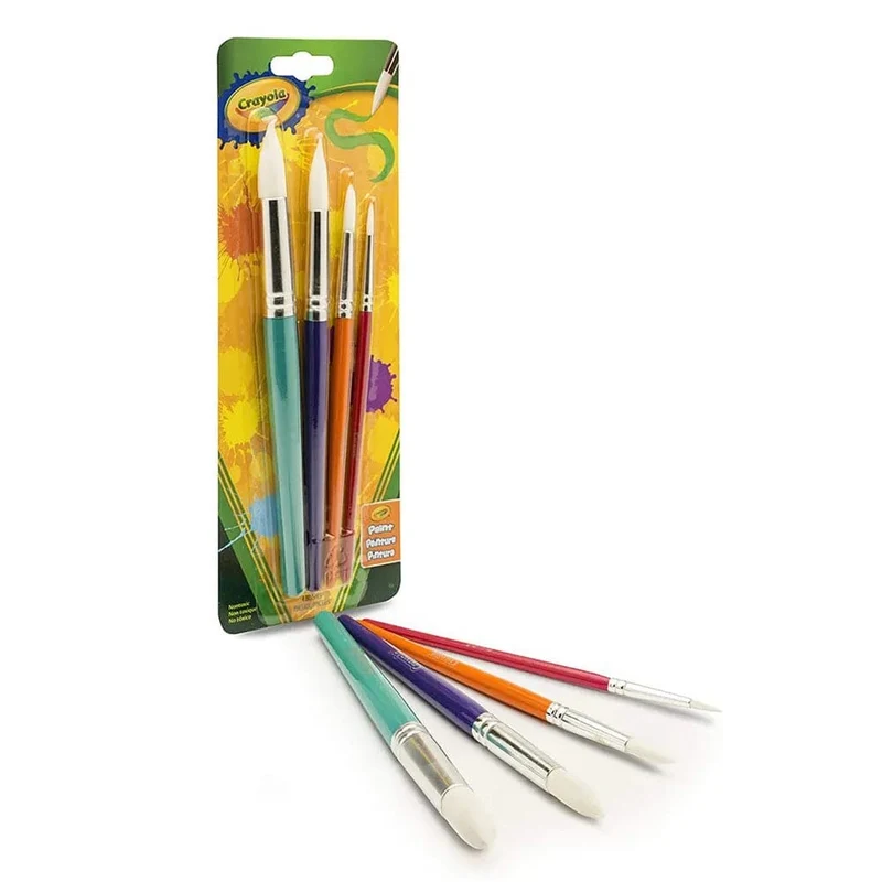 Crayola - Round Brush Set - Pack of 4