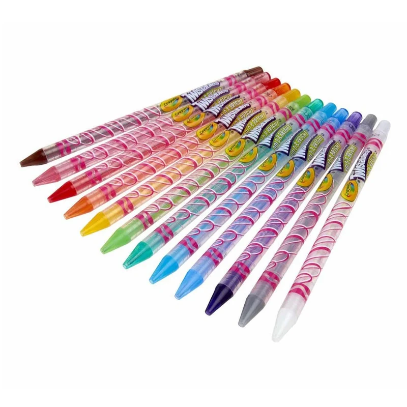 Crayola - Bold & Bright Erasable Twistables Colored Pencils 12pcs