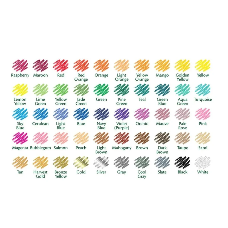 Crayola - Long Colored Pencils - Pack of 50