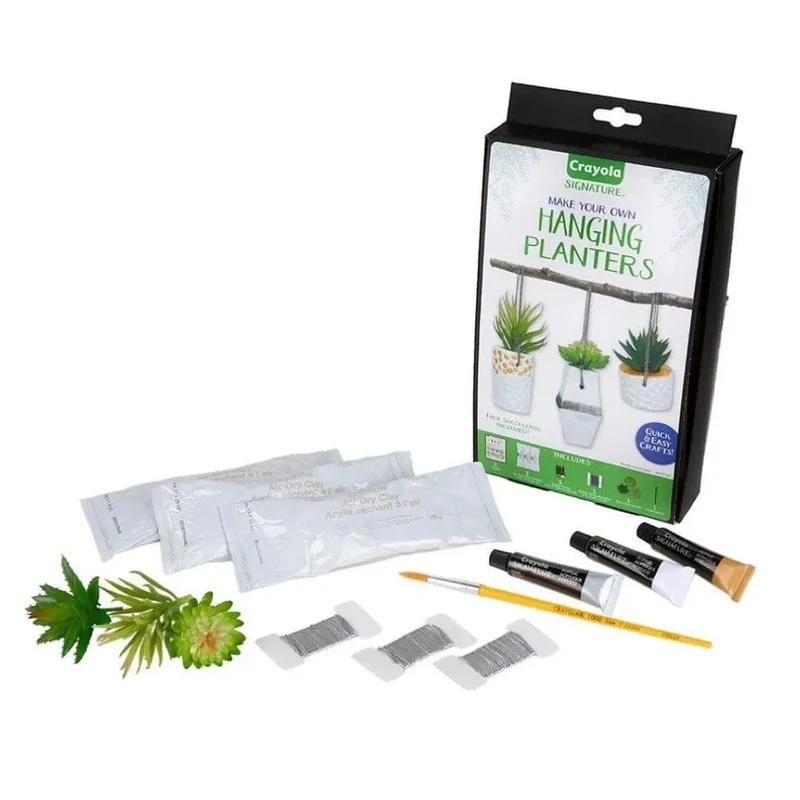 Crayola - Signature Make Your Own Hanging Planters