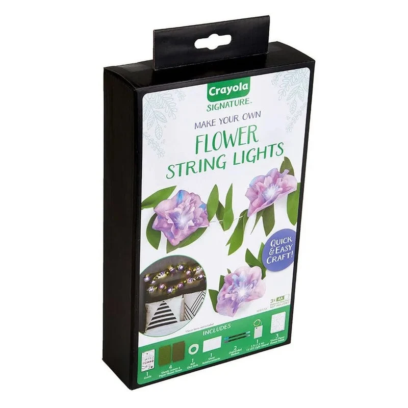 Crayola - DIY Series: Flower String Lights
