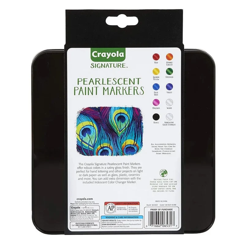 Crayola - Pearlescent Paint Markers 10pcs